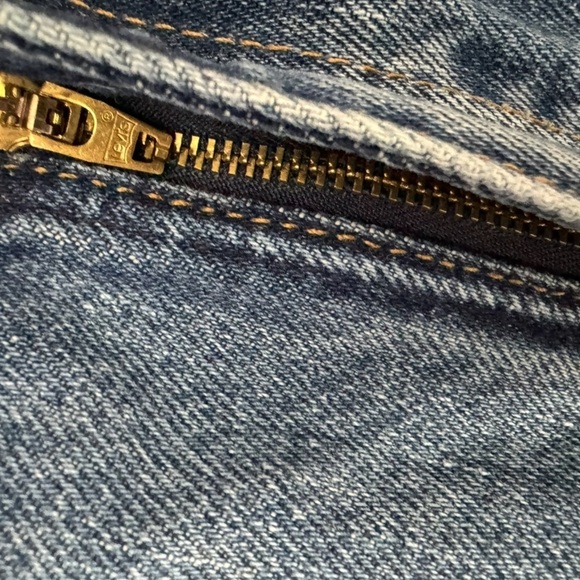 Vintage Levis 550 Tapered Leg Jeans Size 12 Deadstock 2001 Y2K NWT Medium Wash - Picture 9 of 15